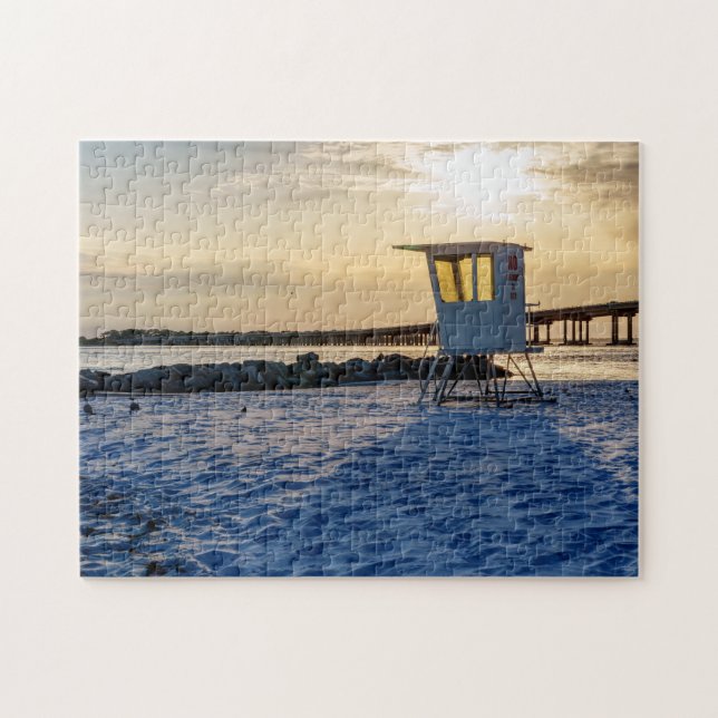 Guld Hour Destin East Pass Pussel (Horisontell)