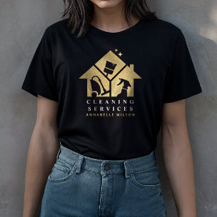 Guld House Städning Services T-Shirt