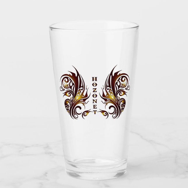 Guld-Hozonet Dricksglas Glaskopp (Framsida)