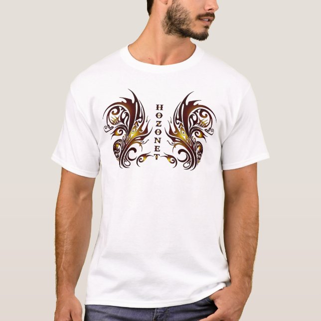 Guld-Hozonet-skjorta T Shirt (Framsida)