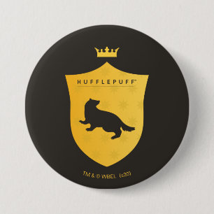 Guld HUFFLEPUFF™-Vapensköld Knapp