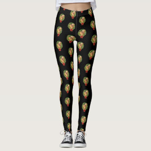 Guld- hund älskare för Retrieverjulkran Leggings