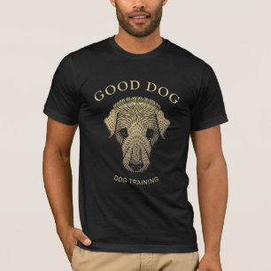 Guld Hund träning av utbildare T Shirt