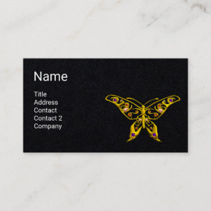 GULD HYPER BUTTERFLY JEWEL,GEMSTONES Black Papper Visitkort