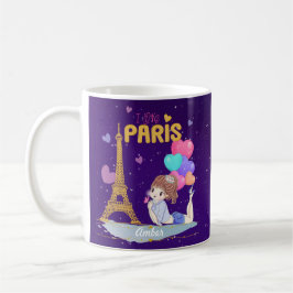 Guld I Kärlek Paris Eiffel Torn Kaffemugg