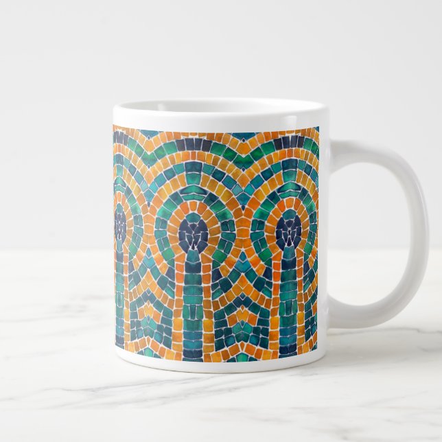 GULD ICONS MOSAIC Big Mugg Jumbo Mugg (Höger)