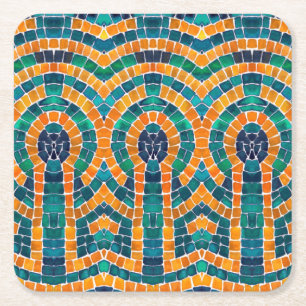 GULD ICONS MOSAIC Square Papper Underlägg Kvadrat