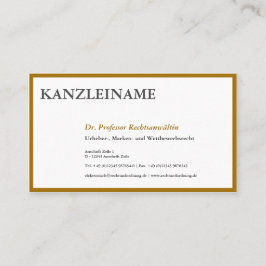 Guld ID-kort Visitkort