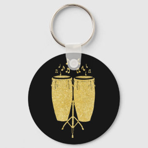 Guld Instruments - Conga Drum Beat Drummer Nyckelring