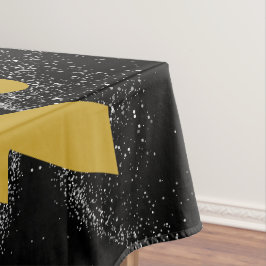Guld "INTE I DAG" med Silver Glitter på Black! |