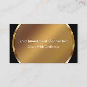 Guld- investeringvisitkortar visitkort