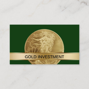 Guld- investeringvisitkortar visitkort