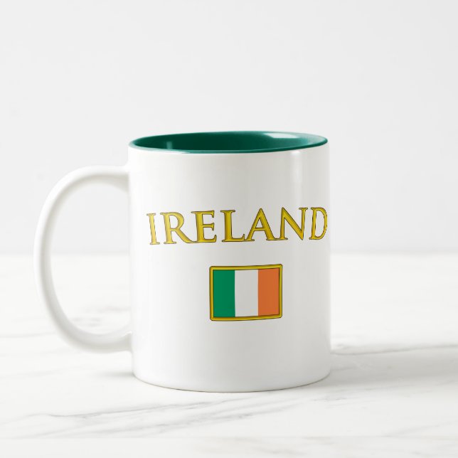 Guld- Irland Två-Tonad Mugg (Vänster)