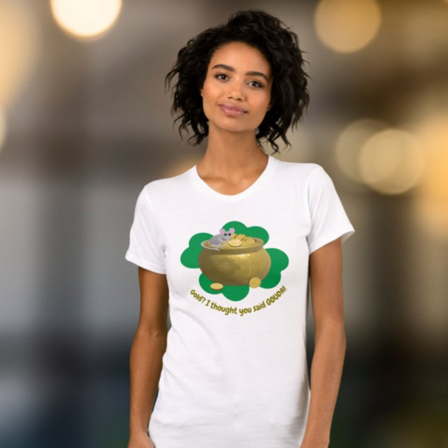 Guld, jag trodde du sa Gouda T Shirt (Skapare uppladdad)