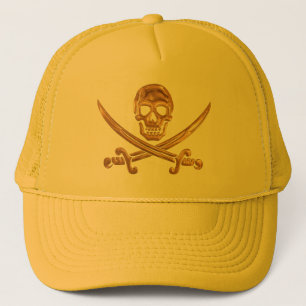 Guld Jolly Roger Keps