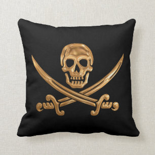 Guld- Jolly Roger Kudde