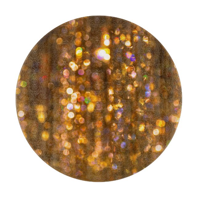 Guld-jul: Abstraktens avskärmade bakgrund (Framsidan)