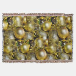 Guld jul Baubles Filt