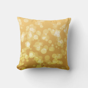 Guld jul Bokeh Kudde