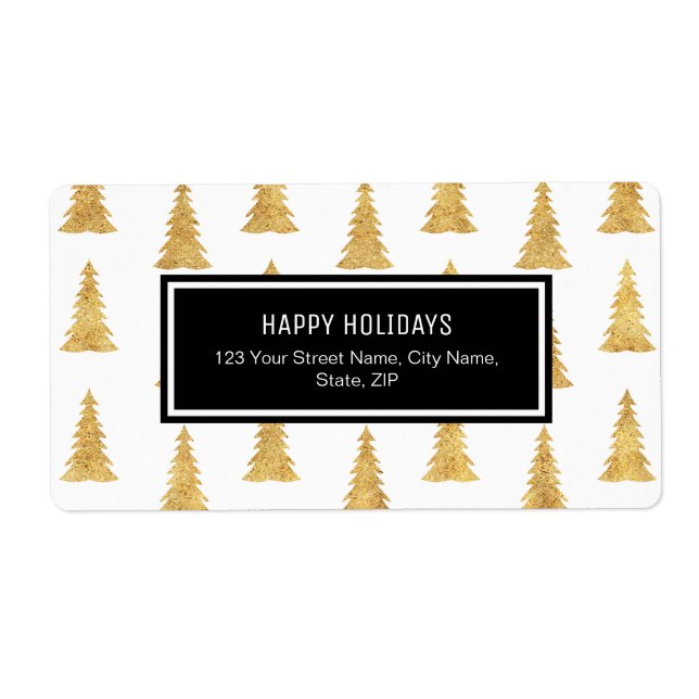 Guld jul fraktsedel (Framsidan)