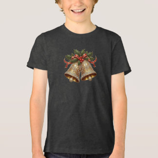Guld jul Klockor Boys T-Shirt