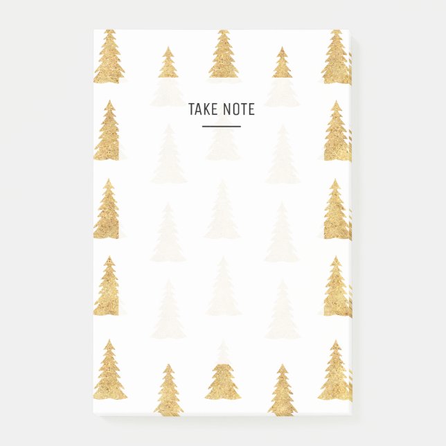 Guld jul post-it block (Framsida)