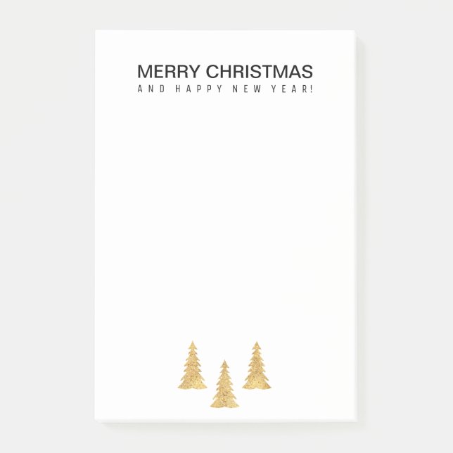 Guld jul post-it block (Framsida)