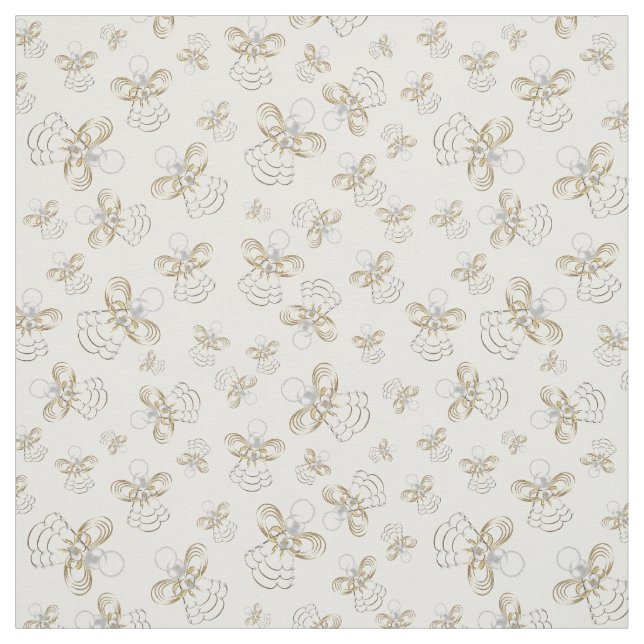 Guld julängel av Joy Seamless Mönster Tyg (Provkarta)