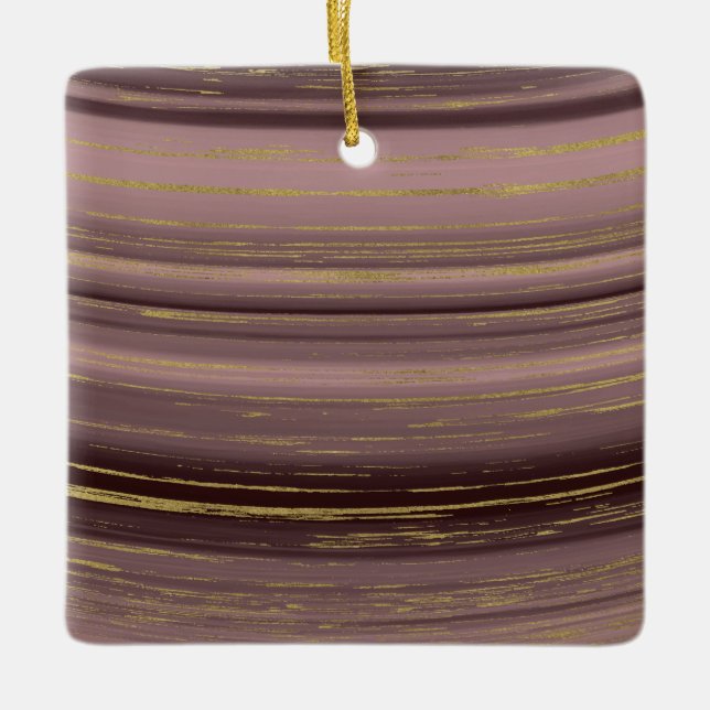 Guld Julgransprydnad Keramik (Framsida)