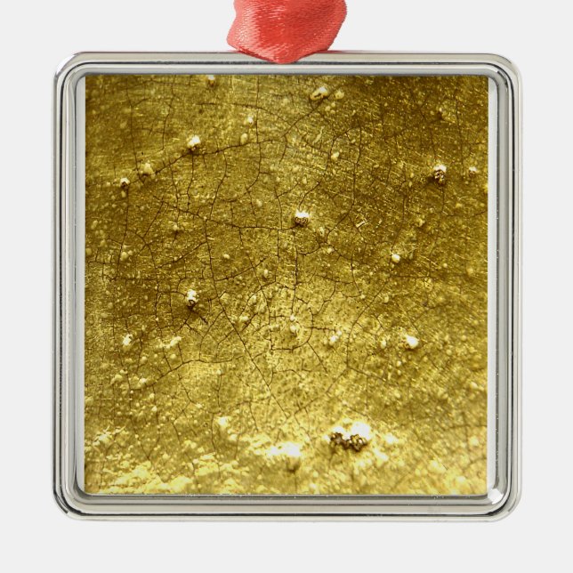 Guld Julgransprydnad Metall (Framsidan)