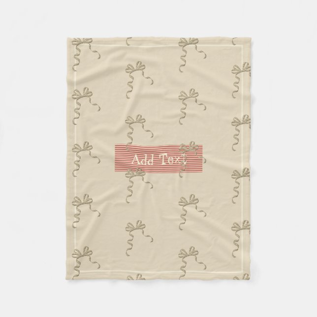 Guld Julhelg Vibe Fleecefilt (Framsidan)