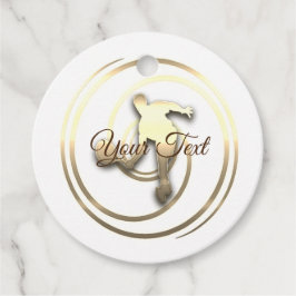 Guld Julhelg Vibe Gåvor Etiketter