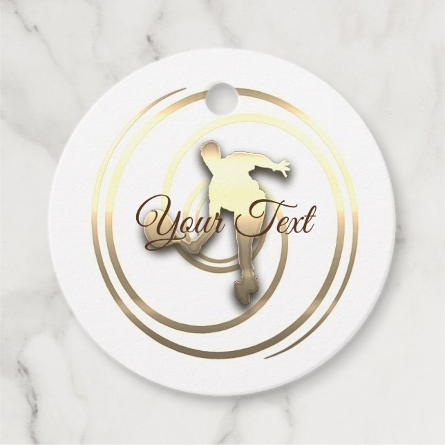 Guld Julhelg Vibe Gåvor Etiketter (Framsida)