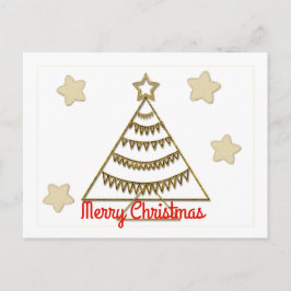 Guld Julhelg Vibe Helg Vykort