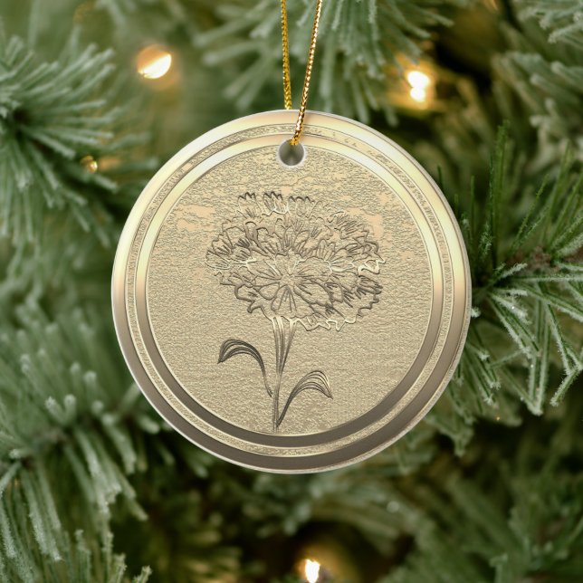 Guld Julhelg Vibe Julgransprydnad Keramik (Träd)