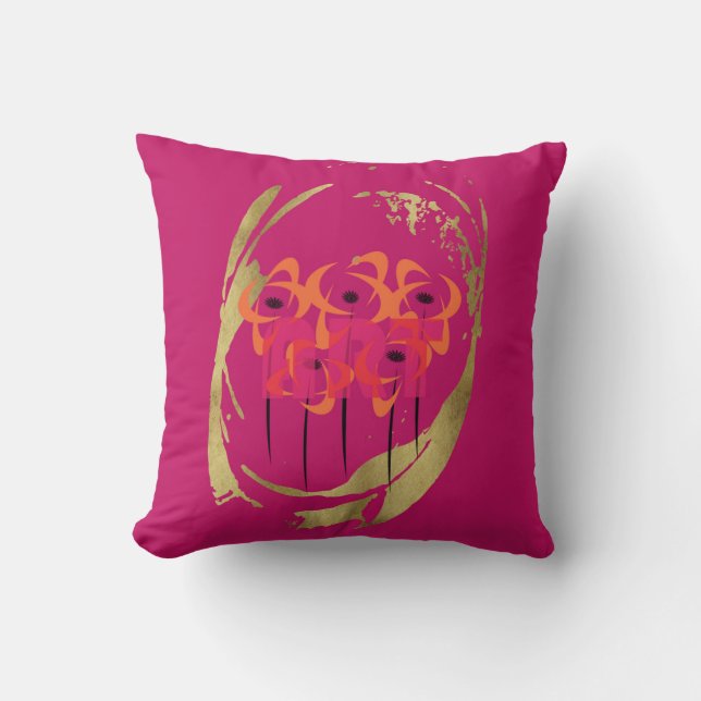 Guld Julhelg Vibe Kudde (Framsida)