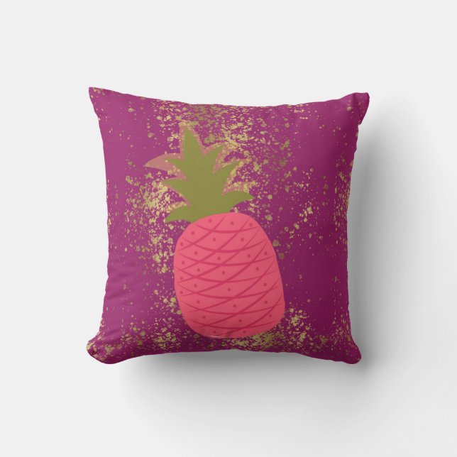 Guld Julhelg Vibe Kudde (Framsida)