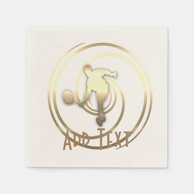 Guld Julhelg Vibe Pappersservett (Framsidan)