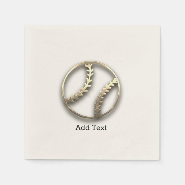 Guld Julhelg Vibe Pappersservett (Framsidan)