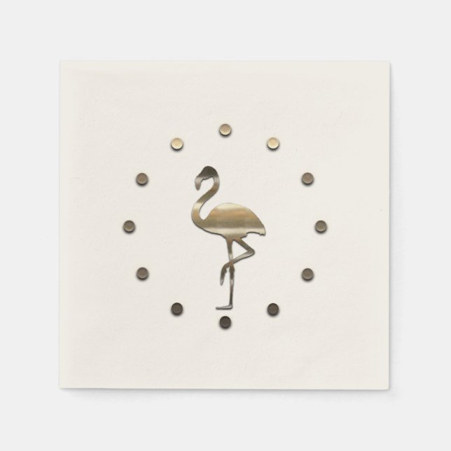 Guld Julhelg Vibe Pappersservett (Framsidan)