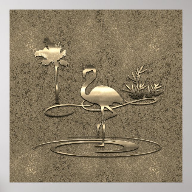 Guld Julhelg Vibe Poster (Framsidan)