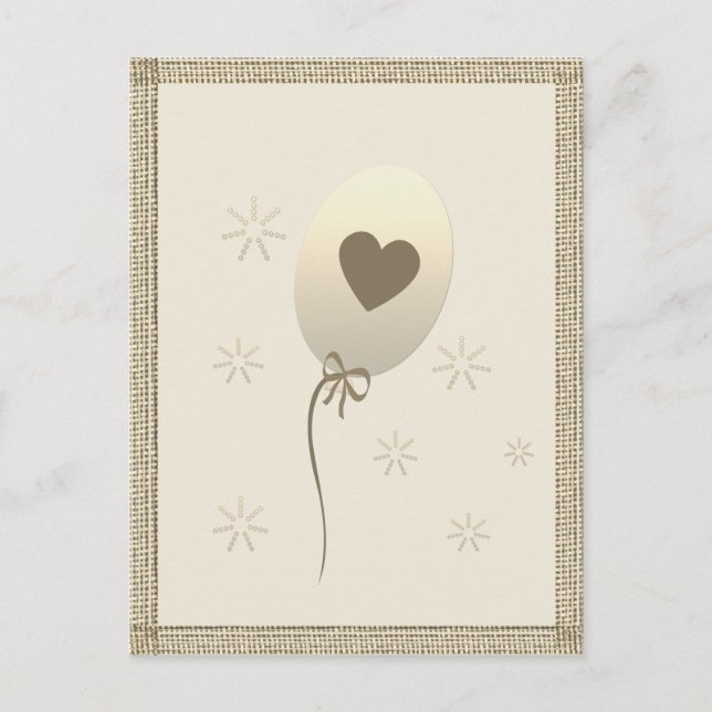 Guld Julhelg Vibe Vykort (Framsida)