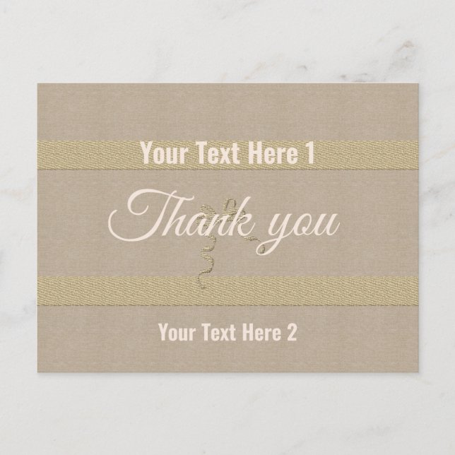 Guld Julhelg Vibe Vykort (Framsida)