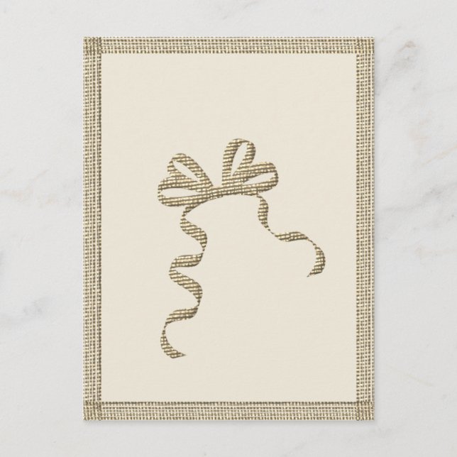 Guld Julhelg Vibe Vykort (Framsida)