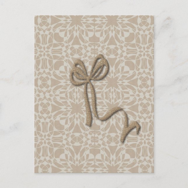 Guld Julhelg Vibe Vykort (Framsida)