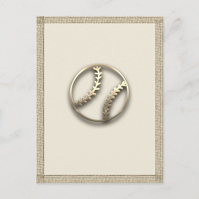 Guld Julhelg Vibe Vykort (Framsida)