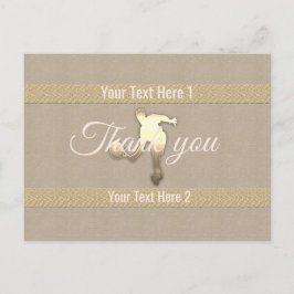 Guld Julhelg Vibe Vykort