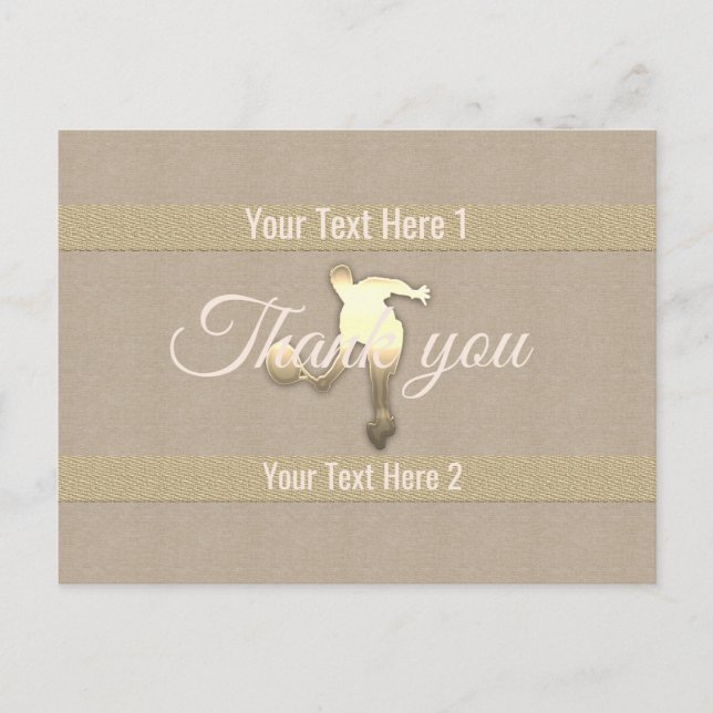 Guld Julhelg Vibe Vykort (Framsida)