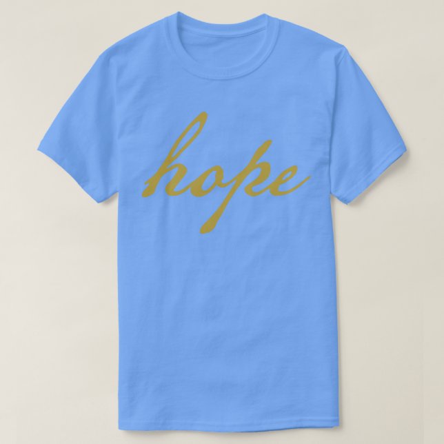 Guld-julhoppets minimala typografi t shirt (Design framsida)