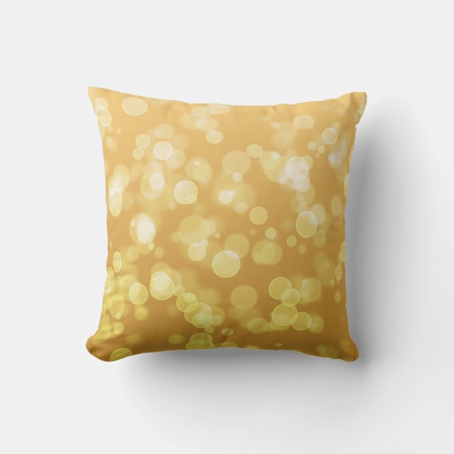 Guld julpillow kudde (Framsida)